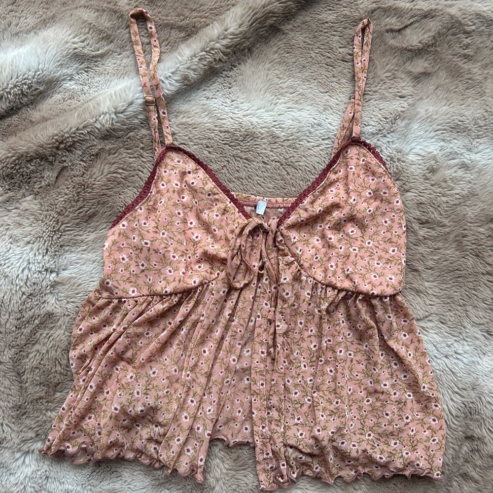 Tie front top
